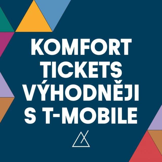 Komfort tickets výhodněji s T-mobile