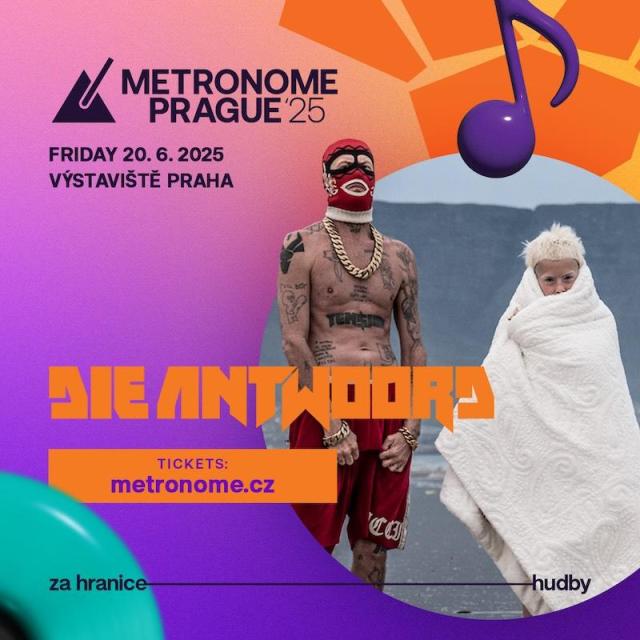 Die Antwoord will burn down Metronome Prague on Friday. Tickets on sale now