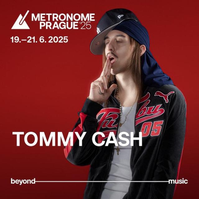 Estonský fenomén Tommy Cash rozpálí Metronome Prague 2025