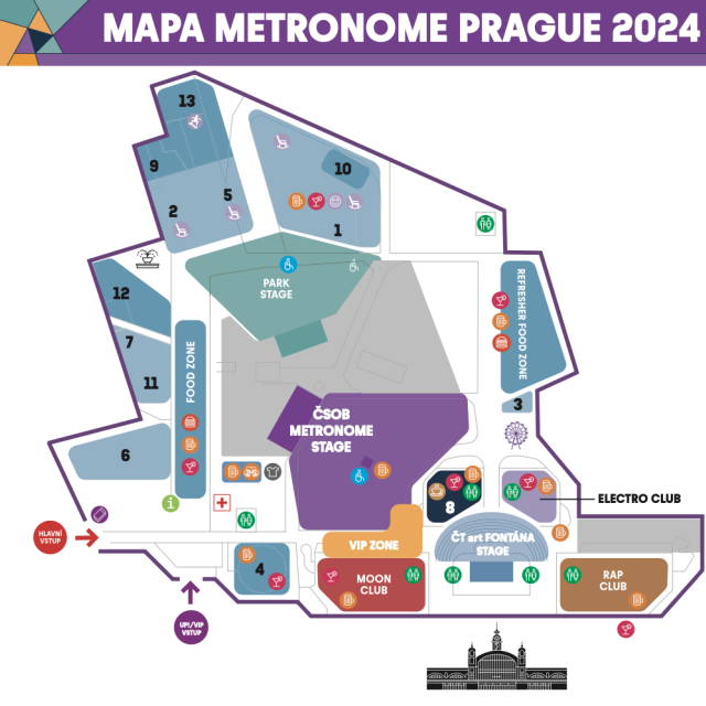 Map of Metronome area